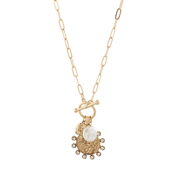Coin & Multi Charm Choker